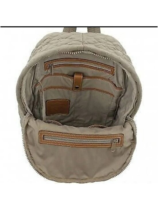 Brighton  Kirby Carry On Backpack Quilted NWT  Khaki $365